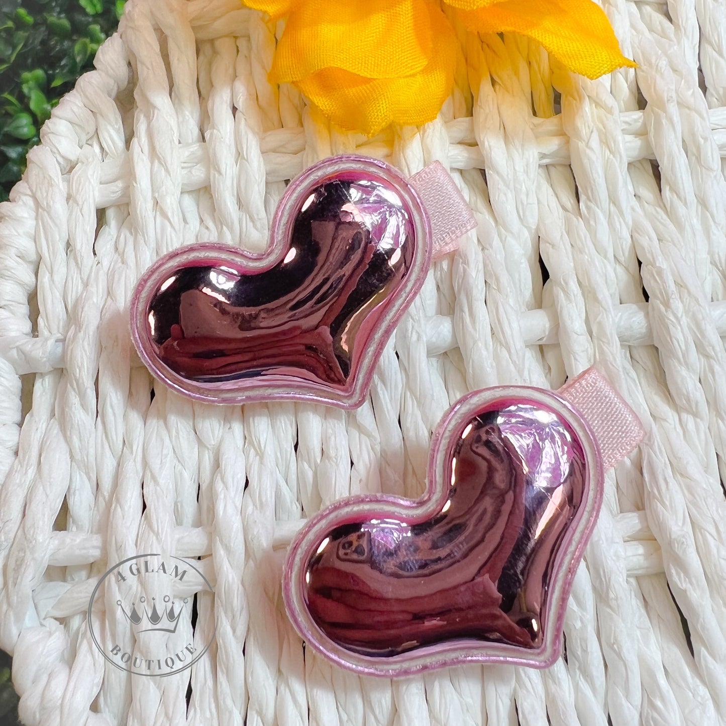 Heart Hair Clips